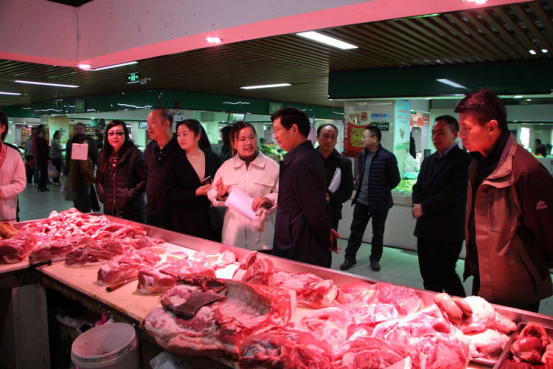 区人大常委会视察全区农贸市场建设